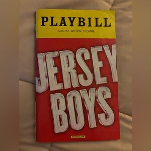 Jersey Boys playbill